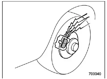 Subaru Ascent brake pad wear indicator emitting warning sound when pads are worn