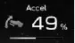 Subaru Ascent accelerator pedal opening ratio indicator