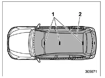 Subaru Ascent push-button start system operating range and antenna locations