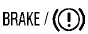 Subaru Ascent brake system warning light icon
